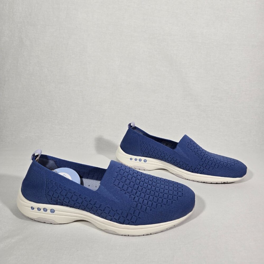 EASY SPIRIT ECO Arch Support Orthotic BLUE Walking Comfort Sneaker Shoe Size 12M